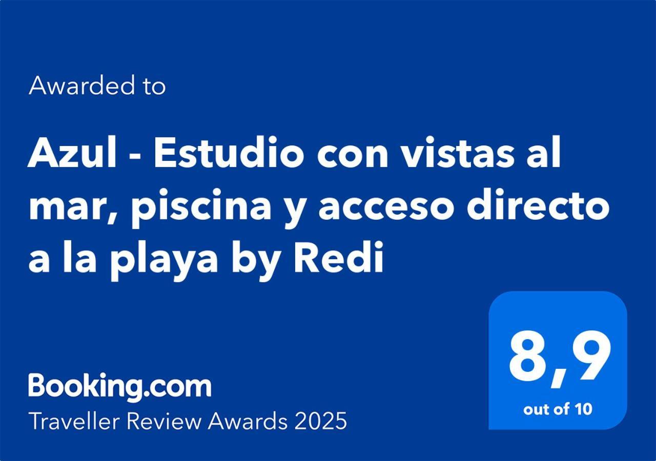 Azul - Estudio Con Vistas Al Mar, Piscina Y Acceso Directo A La Playa By Redi Алтеа Екстериор снимка